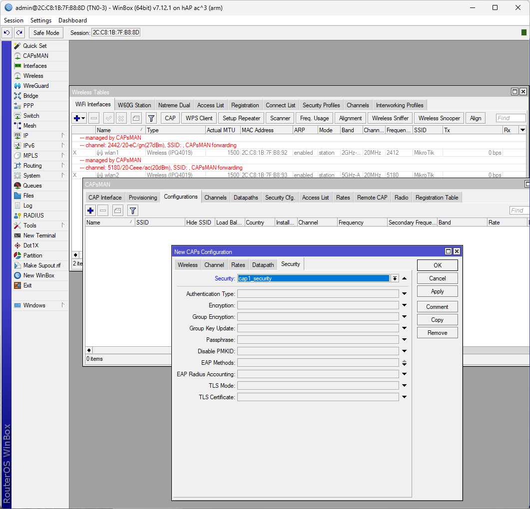 Controlling Access Points with CAPsMAN