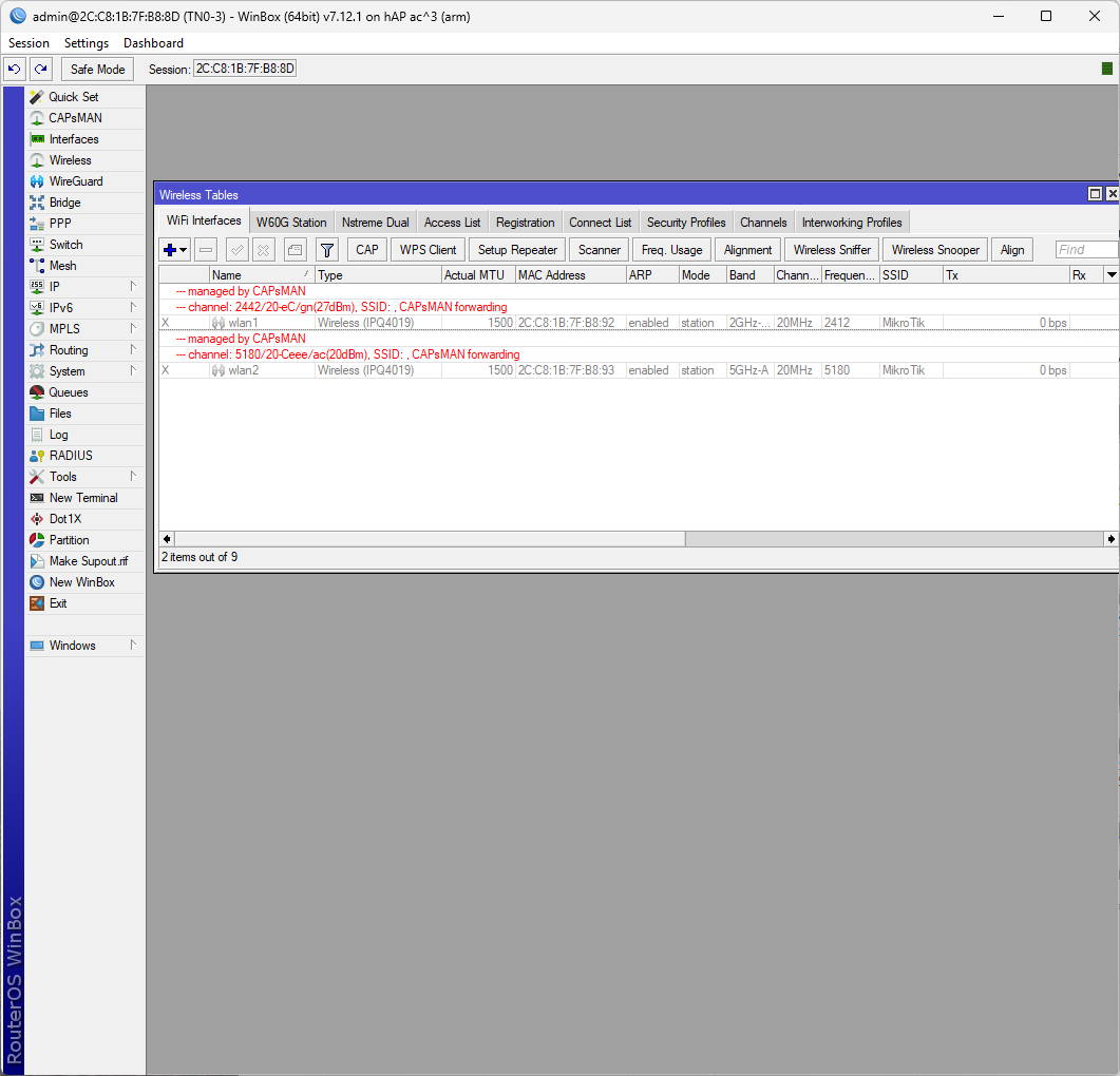 Controlling Access Points with CAPsMAN