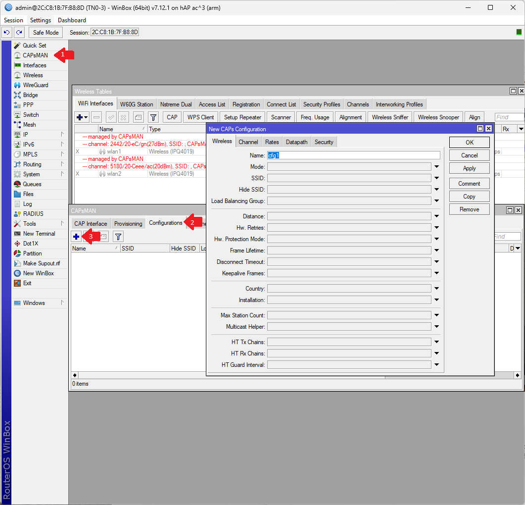 Controlling Access Points with CAPsMAN