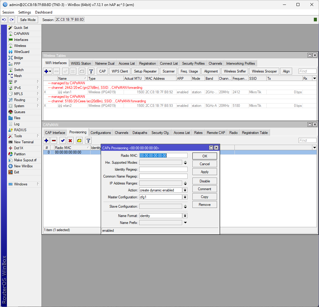 Controlling Access Points with CAPsMAN