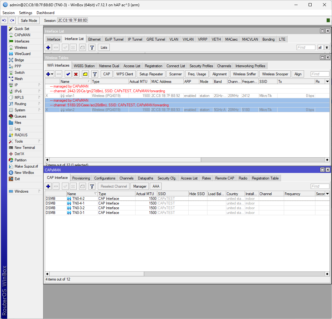 Controlling Access Points with CAPsMAN