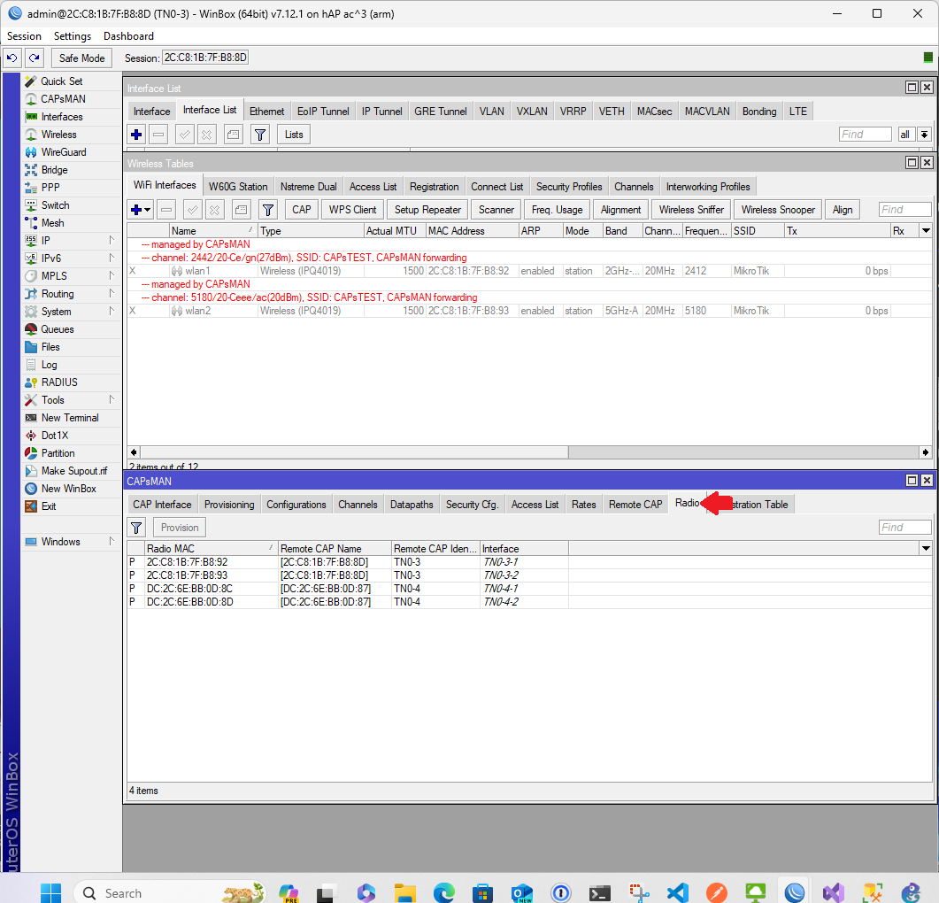 Controlling Access Points with CAPsMAN