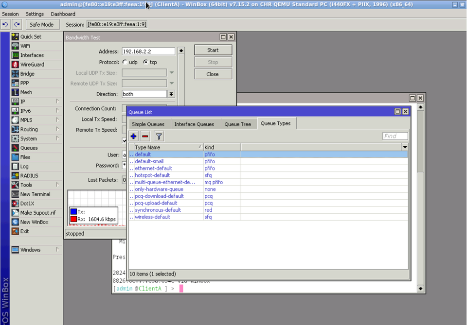 Queueing and QoS on MikroTik RouterOS v7